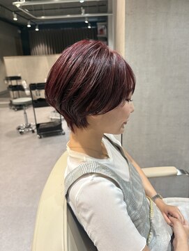 モードケイズ 西宮(MODE K's) 丸みくびれショート×艶カラー