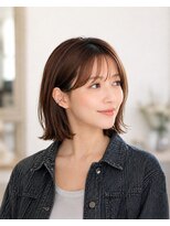 ガーデン ジングウマエ(GARDEN jingumae)&nbsp;切りっぱなし/自然な茶色/大人ボブ/髪質改善/艶髪/ヘッドスパ