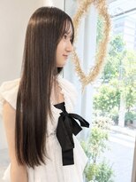 コキュウ(co-kyu)&nbsp;髪質改善ストレート＋ロングレイヤー＋薄めの前髪