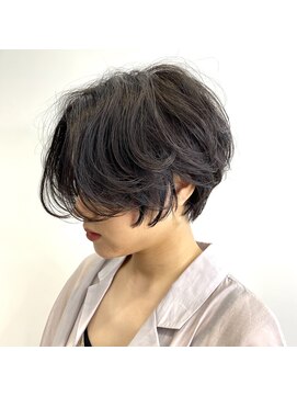 アヴァンス 広島本通店(AVANCE.) 色っぽいショートボブ×ダークアッシュブラウン