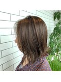 お手入れ簡単☆外はねボブ☆