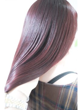 ネイヴィル(navile) 髪質改善 ストレート 透明感カラー