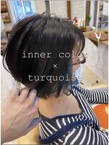 ミルク(MILK) *inner color × turquoise*