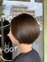 ルムーン(roomoon) 大人女性に大人気！イルミナカラーで、かろやかショートボブ♪