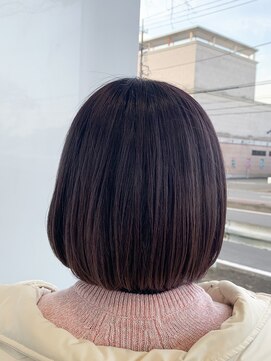 アッシュ 十日市場店(Ash) ボブ×ラベンダーアッシュ