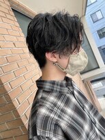 サロンド ハル 国分寺店(salon de HALU)&nbsp;刈り上げショートマッシュ、センターパートスパイラル