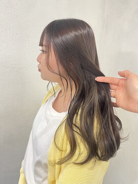 ヘアー アレス(hair ales) ショコラカラー ブリーチインナーカラー ケアカラー 原宿
