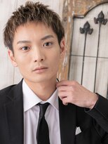 理容ハンサム 戸田公園店&nbsp;外国人風メッシュカラーのツーブロックショートE戸田公園