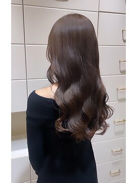 ビーハイブ 一番町店 アヴェダ(BEHIVE) 韓国風　ヨシンモリ巻き　ブルージュカラー