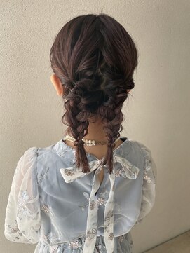 ツインテール/ツインアレンジ/ミディアム