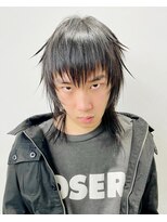 レコ 渋谷(LECO)&nbsp;黒髪シャギーウルフ