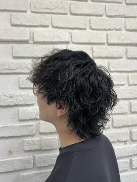 ビランチェ 池袋(bilancia) 無造作ウルフ、ツイストスパイラル、メンズウルフ