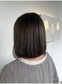 切りっぱなしボブ