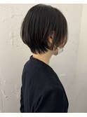 丸みショートボブ