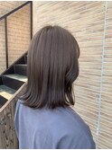 レディース　透明感アッシュカラー