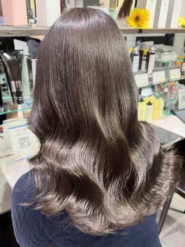 ヘア ルミナス バイ フォルテ(HAIR LUMINAS by FORTE) イメチェン/外ハネボブ/美髪/ワイドバング/ブルーブラック