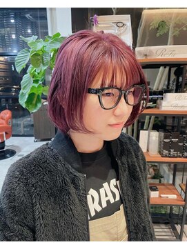 ナップヘアー NAP hair 【ピンクカラー/佐藤杏丸】