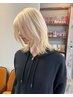 【45日以内☆10%OFF】リタッチブリーチ+カラー+ケアトリートメント