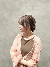 川尻瑞希/Top stylist    instagram@_white_mizuki