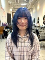 ラック 津田沼(LUCK)&nbsp;ブルーラベンダー/ダブルカラーインナーカラーケアブリーチ