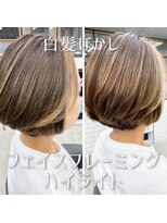 スタートウキョウ 渋谷(STAR TOKYO)&nbsp;30代40代＜明るい白髪ぼかし＞ナチュラル透明感アッシュブラウン