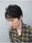 リクルートヘアメンズショートカット白髪染め眉カット30代40代