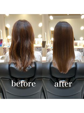 ツヤと髪 クリム(crim) 髪質改善ヘアエステ　ロング　30代、40代、20代