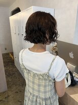 ユッカ 梅田(YUCCA)&nbsp;【 YUCCA 】大人可愛い/ボブパーマ/オリーブカラー