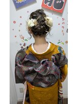 ヘアークラフト アンジュ(Hair craft ange)&nbsp;編みこみアップ