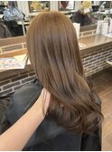 ブリーチなしで赤み消しアッシュベージュ【立川/沙久楽】