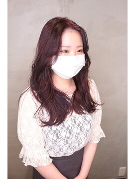 アンジェリカ 近鉄奈良店(ANGELICA) 韓国風ダークバイオレットブラウン