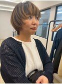マッシュショート/デザインカラー/ハイトーンカラー/西千葉