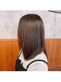 艶カラー×髪質改善トリートメント
