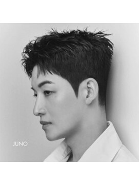 ジュノヘアージャパン 表参道(JUNO HAIR JAPAN) 韓国ヘア マレット デザインカラー センターパート フェザーUP