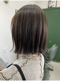 スタイリング楽チン◎ 切りっぱなしボブ