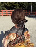 お呼ばれツインアレンジ