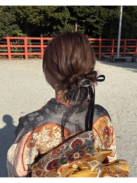 お呼ばれツインアレンジ