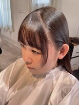 ワン(One...)&nbsp;結んでも可愛いぱっつん前髪