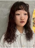 千葉駅/着物ヘア/大人ガーリー/ダークアッシュ/似合わせカット