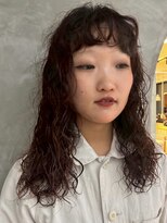 シム 千葉(sim)&nbsp;千葉駅/着物ヘア/大人ガーリー/ダークアッシュ/似合わせカット