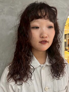 シム 千葉(sim) 千葉駅/着物ヘア/大人ガーリー/ダークアッシュ/似合わせカット