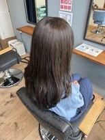 レアレア ヘアアンドライフ(LeaLea)&nbsp;着物ヘア/ダークアッシュ/ミディアムレイヤーカット/伊丹