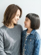 アンド 夙川(AND) 親子カット/キッズカット/レイヤーボブ/内巻きボブ/くびれボブ