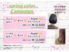 【カラーキャンペーン】カット＋グレイカラー＋AJトリートメント￥10,500