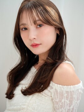 リトル 盛岡(little) 王道くびれ韓国ミディ×艶髪透明感カラー