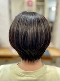 ツヤツヤマッシュショート