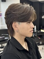 ブリーチ 静岡店(BLEACHi) 【BLEACHi静岡】茶髪毛流れセンターパーニュアンスパーマ