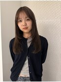 オリーブベージュ ブラウンカラー レイヤーカット 吉祥寺 IBU