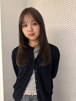 アンフィグ 吉祥寺(anfig)&nbsp;オリーブベージュ ブラウンカラー レイヤーカット 吉祥寺 IBU