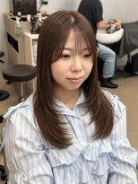 シエテ 津田沼(Siete)&nbsp;ミルクティーブロンド/ダークブルー/デジタルパーマ/津田沼